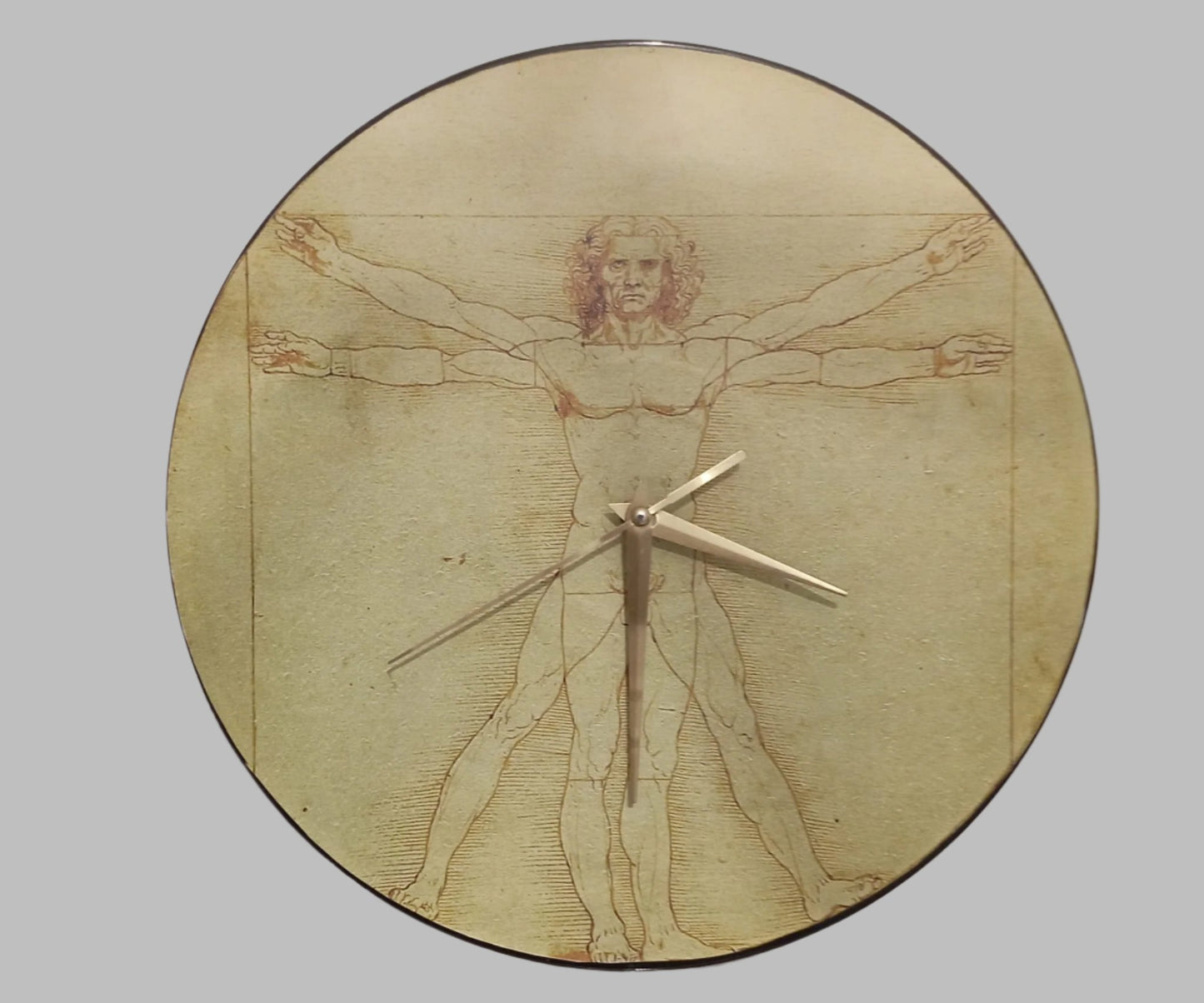 Vitruvian Keto Man Clock