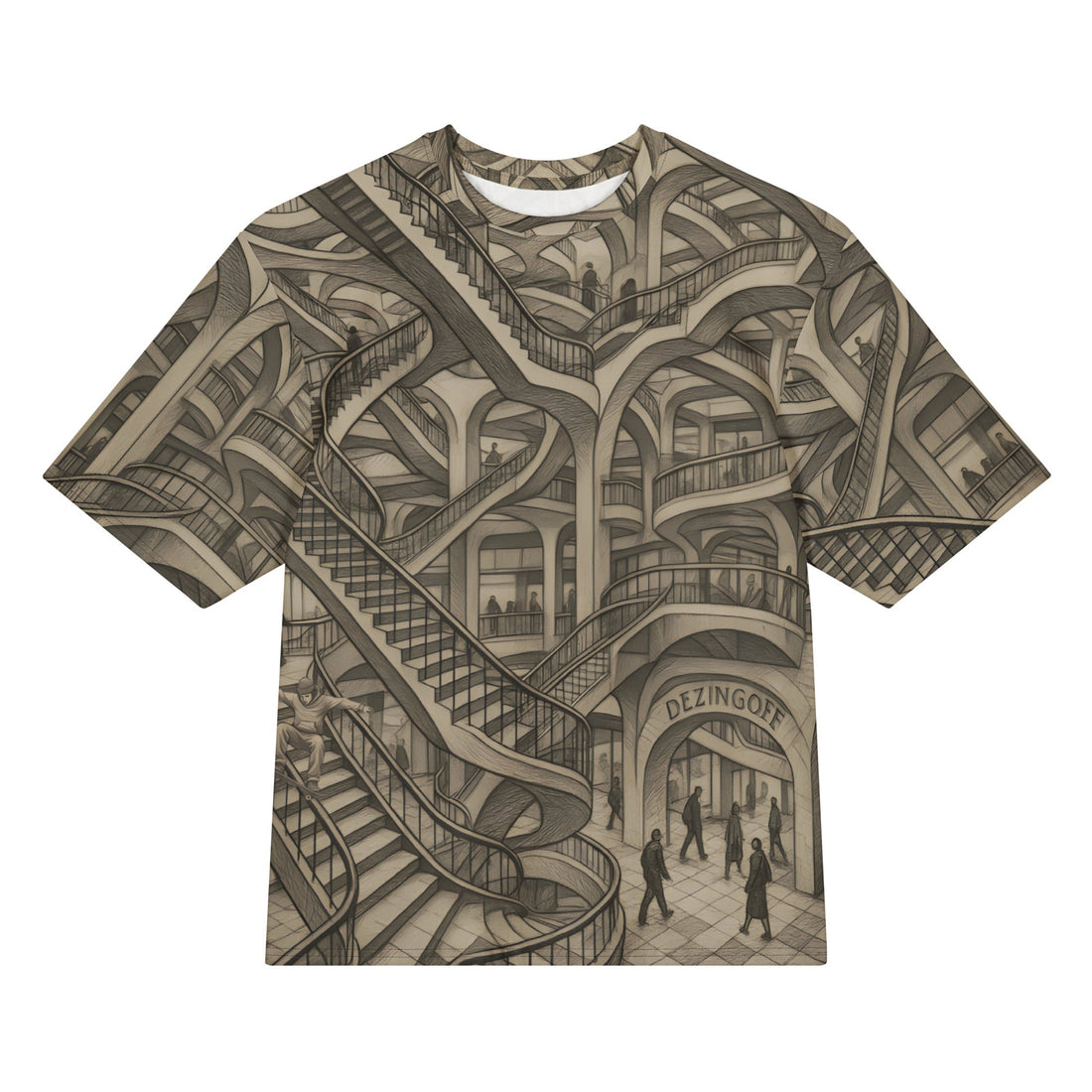 Dizengoff Maze Tel Aviv oversized t-shirt