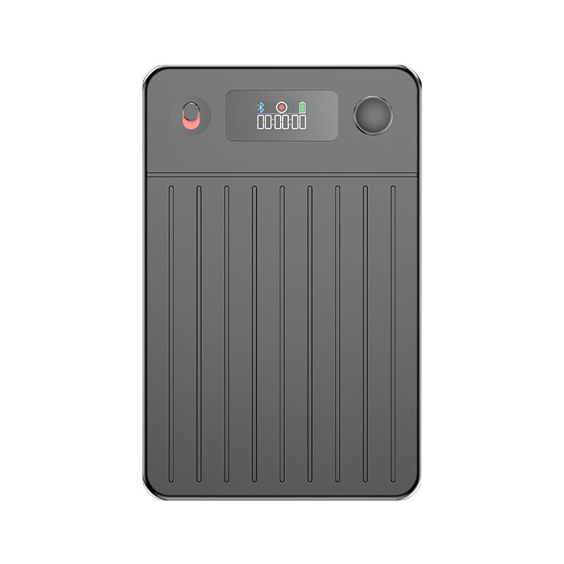 Survivor AI Recorder – front view with display and one-button recording