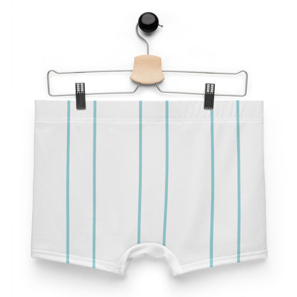 Kosher AF funny Jewish boxer briefs – white, back view