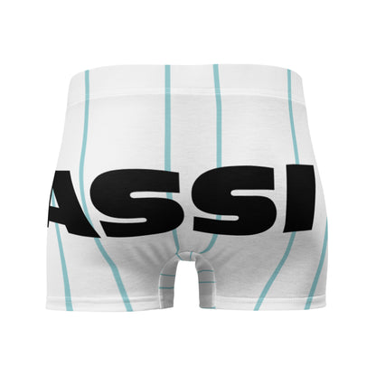 Massive Rooster funny boxer briefs – white, back view