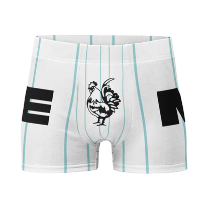 Massive Rooster funny boxer briefs – white, front view