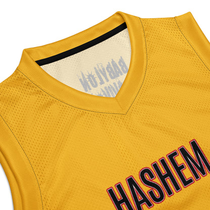 Hashem 1 Shmo 1 basketball jersey – white, product details view (3)