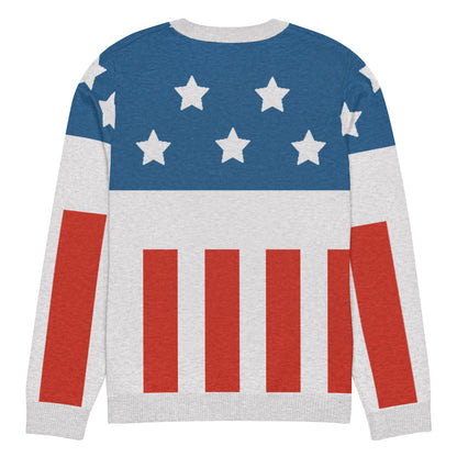Firestarter stars and stripes knitted sweater – back view