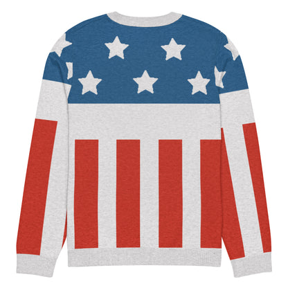 Firestarter stars and stripes knitted sweater – back view