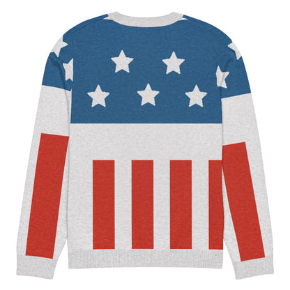 Firestarter stars and stripes knitted sweater – back view