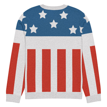 Firestarter stars and stripes knitted sweater – back view