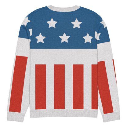 Firestarter stars and stripes knitted sweater – back view
