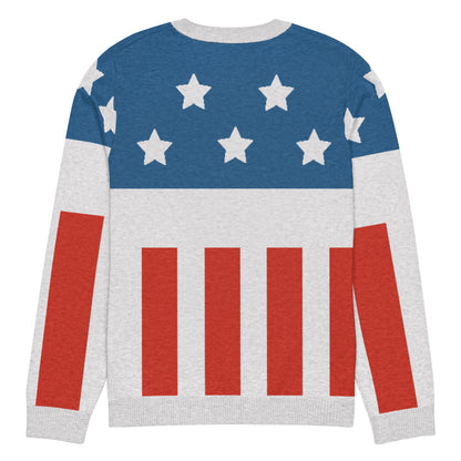 Firestarter stars and stripes knitted sweater – back view
