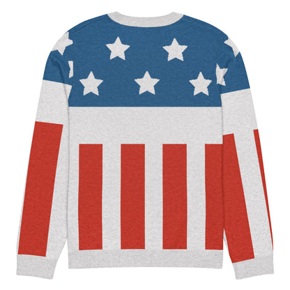 Firestarter stars and stripes knitted sweater – back view