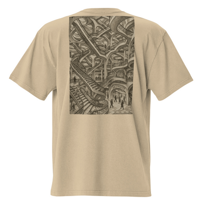 Dizengoff Maze Tel Aviv oversized faded t-shirt