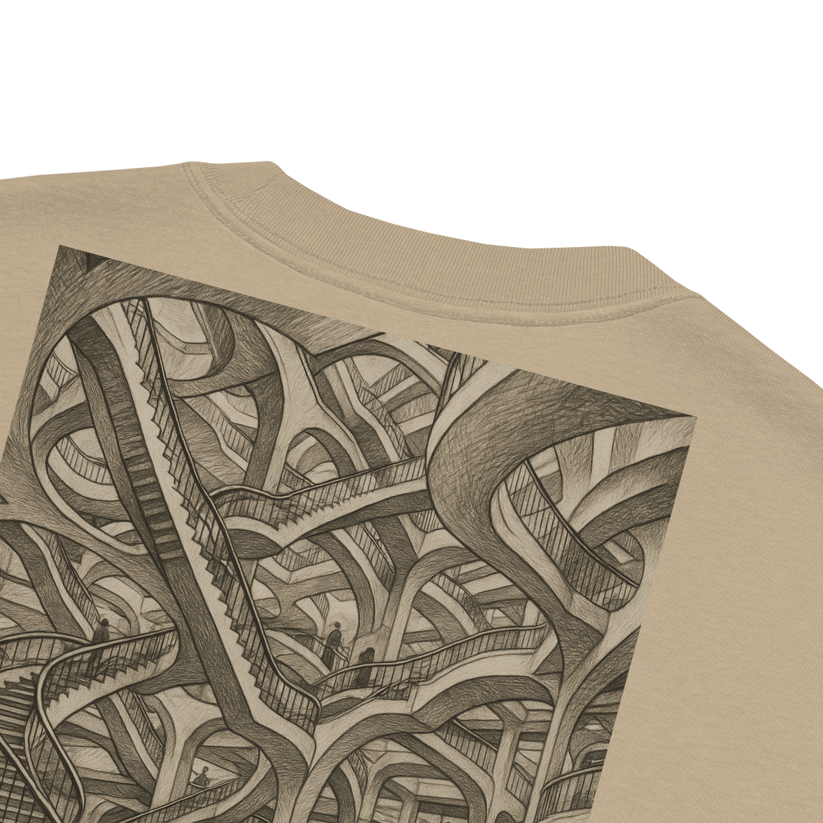 Dizengoff Maze Oversized faded t-shirt
