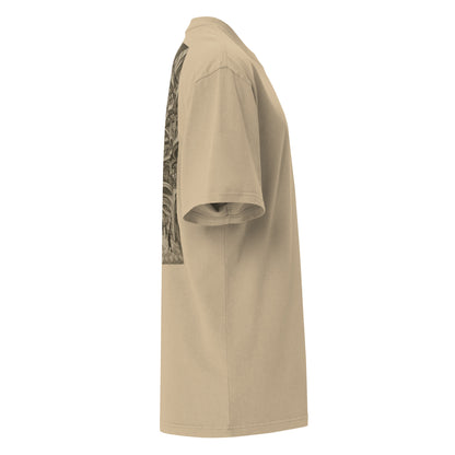 Dizengoff Maze Tel Aviv oversized faded t-shirt – khaki