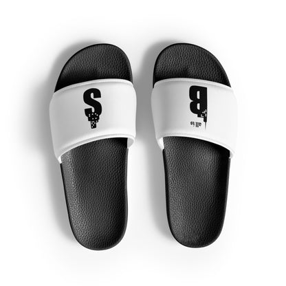 Babylon Survivor BS men's slides – black, front view (2)