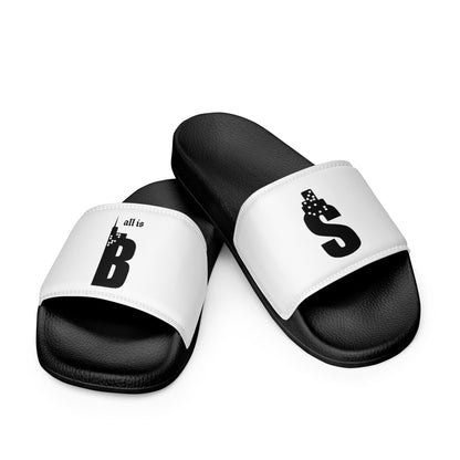 Babylon Survivor BS men's slides – black, front view