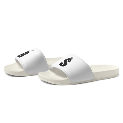 Babylon Survivor BS men's slides – white, front view