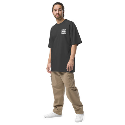 Dr. Death grim reaper oversized faded t-shirt – black, front view