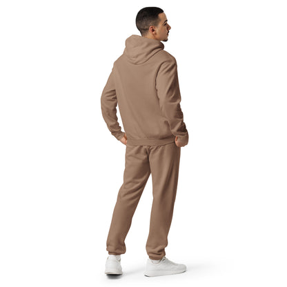 Babylon Survivor BS fleece sweatpants – espresso, back view