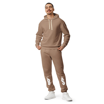 Babylon Survivor BS fleece sweatpants – espresso, front view
