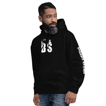 Babylon Survivor Unplug Society hoodie – black, front view