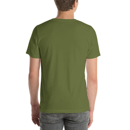 Trojan Dos Jewish t-shirt – olive, back view