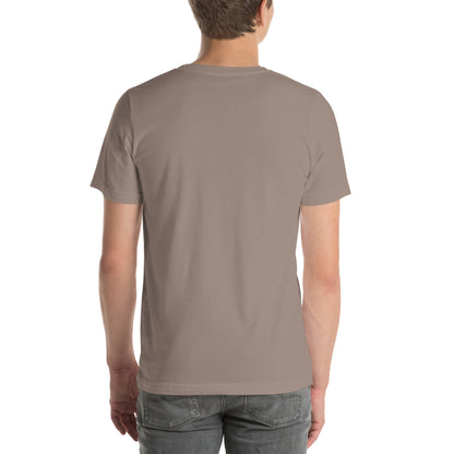 The Golem of Prague Jewish folklore t-shirt – pebble, back view