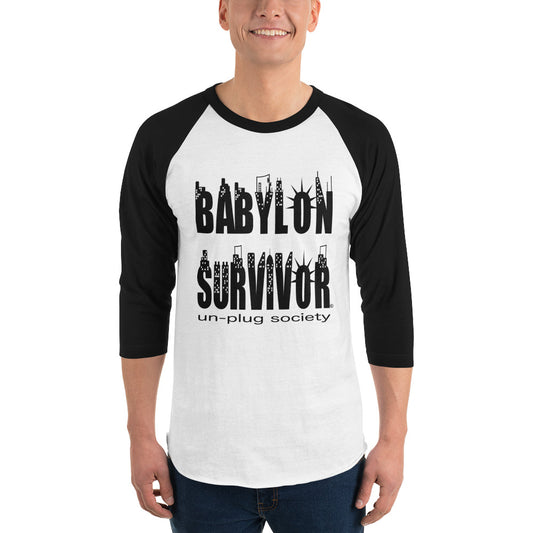 Babylon Survivor 3/4 Sleeve Baseball Shirt