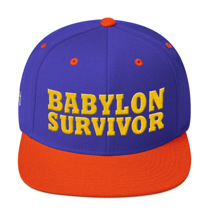 Babylon Survivor 3D puff logo snapback hat