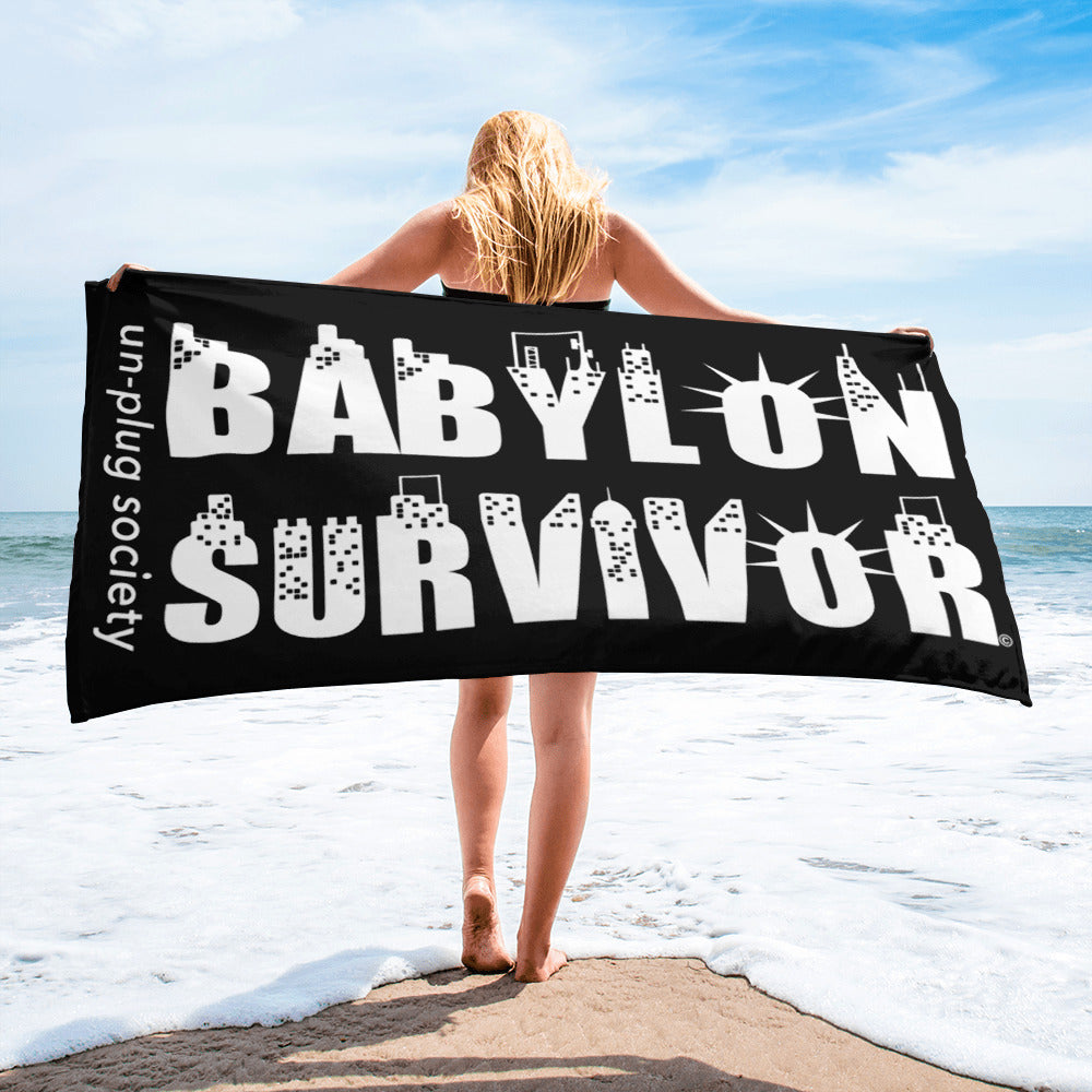 Babylon Survivor Beach Towel