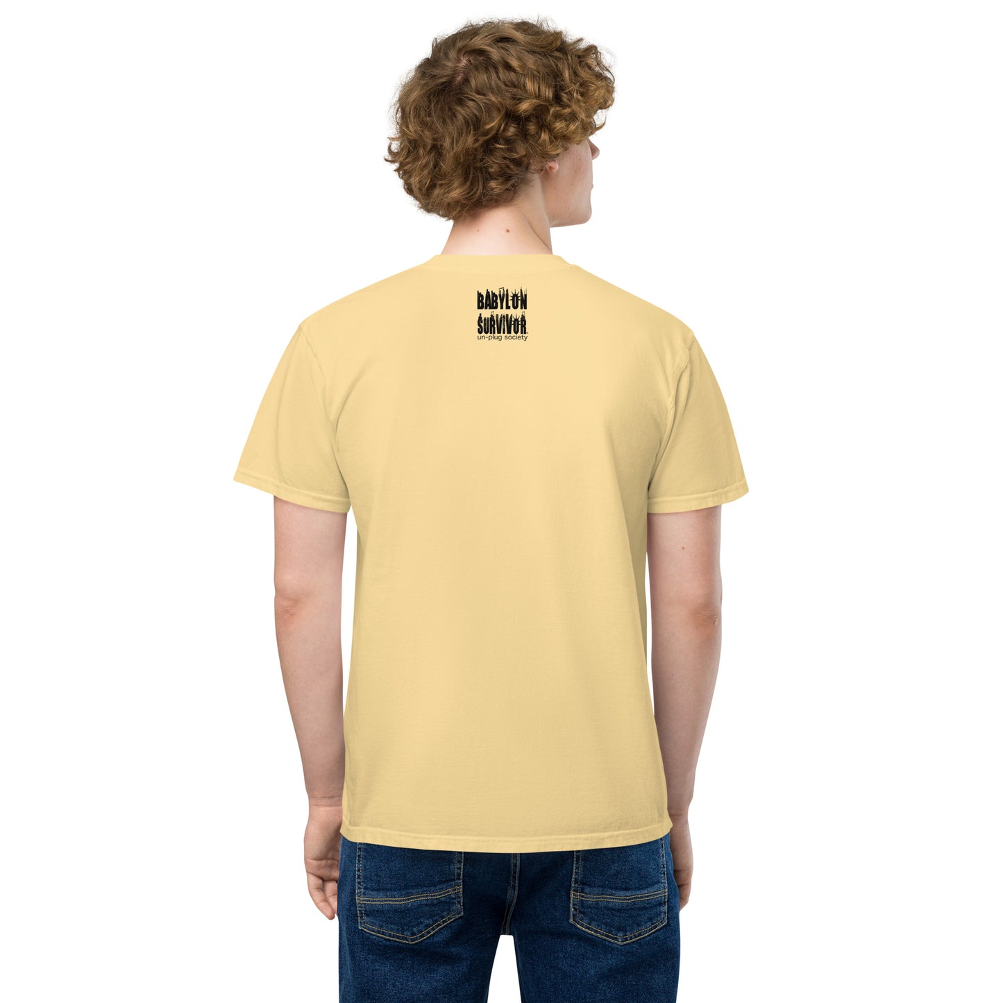 High Soul Unisex garment-dyed pocket t-shirt